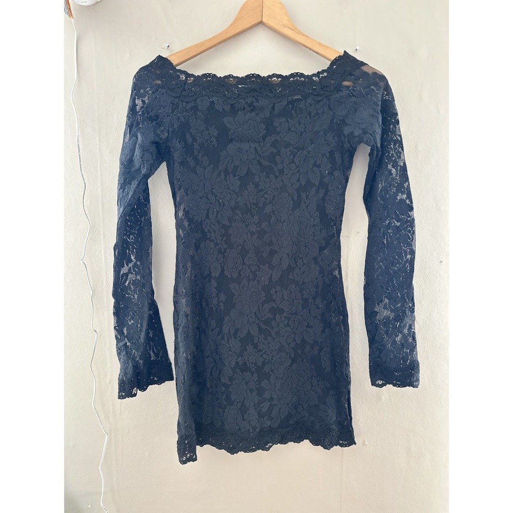 VTG Victorias Secret Floral Lace Top Size M 90s Sheer Whimsigoth Fairy Coquette